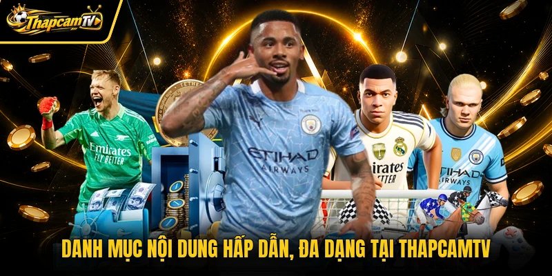 Danh mục nội dung hấp dẫn, đa dạng tại Thapcamtv
