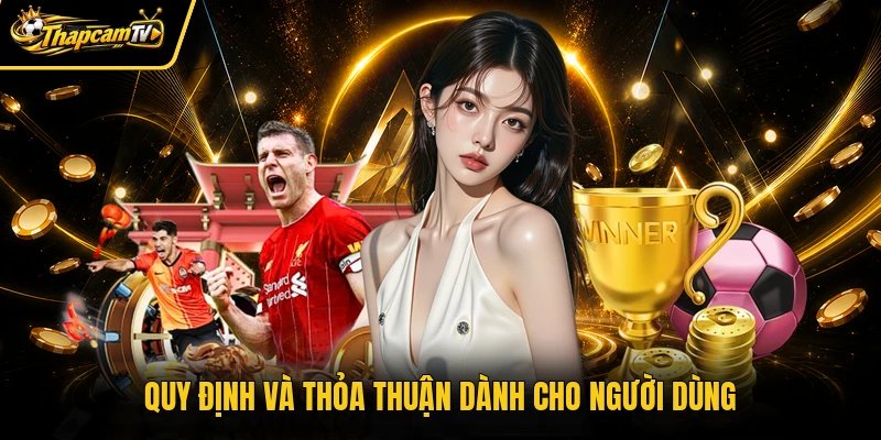 Quy định và thỏa thuận dành cho người dùng