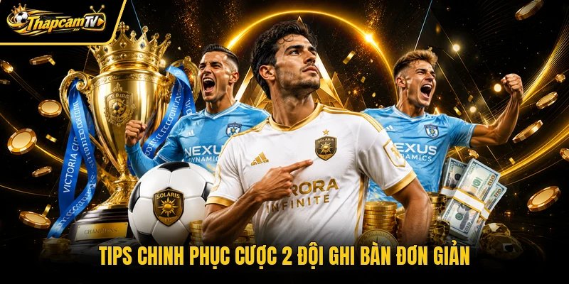 Tips chinh phục cược 2 đội ghi bàn đơn giản