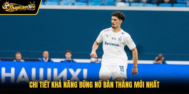 Chi tiết khả năng bùng nổ bàn thắng mới nhất