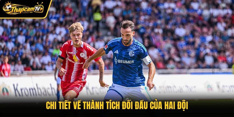 Chi tiết về thành tích đối đầu của hai đội